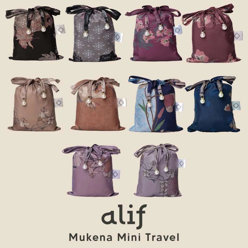 Product image ALF BY ALIF MUKENA MINI MOTIF PARASUT PREMIUM KOREA TRAVEL - PANSY IN SKIPPER BLUE ( MKN-218 ) all variant all variant